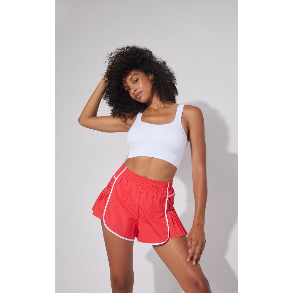 NWT Yogalicious Radiant Courtside 2 In 1 Short Hibiacus Size XL